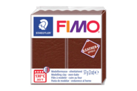 Fimo Effet Cuir - Marron - Pâtes Fimo Effect - 10doigts.fr