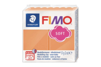 Fimo Soft 57 gr - Jaune Papaye - Pâtes Fimo Soft - 10doigts.fr