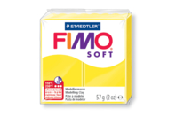FIMO Soft - Jaune citron (10) - Pâtes Fimo à l'unité - 10doigts.fr