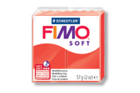FIMO Soft - Rouge indien (24) - Pâtes Fimo Soft - 10doigts.fr