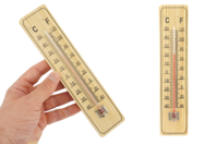 Grand thermomètre en bois - Objets bois pour la maison - 10doigts.fr