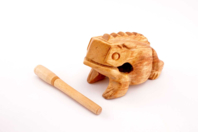 Grenouille 'guiro' - Instruments en bois - 10doigts.fr