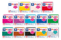 Kit pâtes Fimo - 14 couleurs assorties - Packs Promo pâtes Fimo - 10doigts.fr