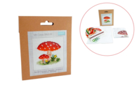 Kit points de croix : Champignons - Kits Mercerie - 10doigts.fr