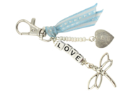 Kit pour fabriquer un porte-clés "LOVE" - Bijoux, bracelets, colliers - 10doigts.fr
