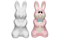 LAPIN polystyrene - Polystyrène - Supports à décorer - 10doigts.fr