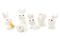 Lapin résine Paques - Accessoires déco Pâques - 10doigts.fr