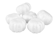 Mini citrouilles en polystyrène - 24 pièces - Lanternes et Citrouilles - 10doigts.fr