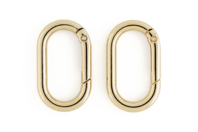 mousqueton ovale doré - Porte-clés - 10doigts.fr