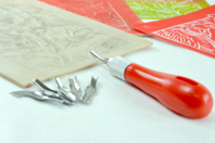 Outil pour linogravure - 6 gouges - Linogravure - 10doigts.fr