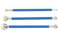 Outils à embosser double pointe - 3 pièces - Métal à repousser : tout le matériel pour vos créations en relief - 10doigts.fr