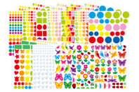 PACK MAXI GOMMETTES 2026 - Gommettes formes assorties : un univers pour créer sans limite - 10doigts.fr