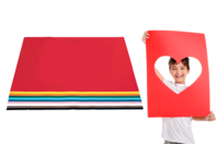 Papier léger multicolore, 50 x 70 cm - 10 feuilles - Papiers Grands Formats - 10doigts.fr