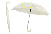 Parapluie blanc à décorer - Taille enfant - Plastique Opaque - 10doigts.fr