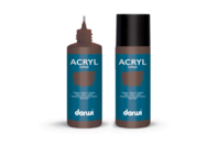 Peinture Acryl Opak 80 ml Marron - Peinture acrylique mate - 10doigts.fr