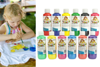 Peinture textiles, couleurs classiques ou nacrées - 250 ml - Peinture textile - 10doigts.fr