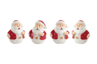 père noël résine figurine - Petites décorations de Noël - 10doigts.fr