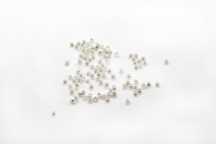 Perles rondes à écraser argentées - 1000 pièces - Perles à écraser - 10doigts.fr