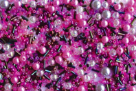 Rocailles en camaïeu de rose - 7000 perles - Perles Rocaille - 10doigts.fr