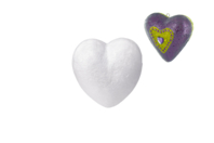 Coeur en polystyrene 5 cm - Formes à décorer - 10doigts.fr