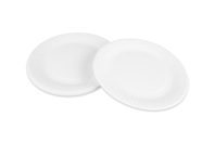 Petites assiettes en carton blanc - 20 pièces - Les nouveautés 2023 - 10doigts.fr