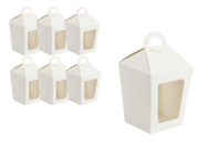 Petites lanternes à monter - 6 pièces - Boîtes en carton - 10doigts.fr
