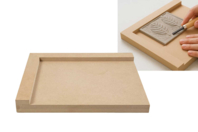 Planche de maintien pour linogravure - Linogravure - 10doigts.fr