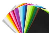 Feutrine 20 x 30 cm - 24 couleurs assorties - Feuilles de feutrine - 10doigts.fr