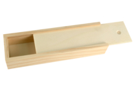 Plumier en bois avec tiroir coulissant - Boîtes en bois - 10doigts.fr