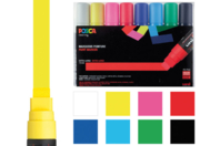 POSCA pointes extra-larges - 8 marqueurs - Feutres pointes larges - 10doigts.fr
