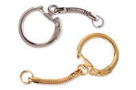 Porte-clés dorés ou argentés - Lot de 10 - Porte-clés pour bijoux - 10doigts.fr