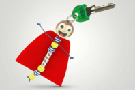 porte clés super héros cadeau fête des pères - Porte-clés et range-clés pour Papa - 10doigts.fr