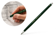 Porte-mine TK 9400 Ø 2 mm, Faber-Castell - Crayons graphite et mines pour le dessin - 10doigts.fr