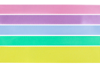 Rubans couleurs pastel - Set de 5 - Rubans et ficelles - 10doigts.fr