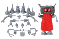 Accessoires de création de robots - Set de 19 accessoires - Outils de Modelage - 10doigts.fr