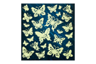 Stickers papillons phosphorescents - 26 pièces - Gommettes Phosphorescentes - 10doigts.fr