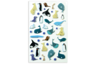 Stickers 3D epoxy - Animaux banquise - Gommettes Animaux - 10doigts.fr