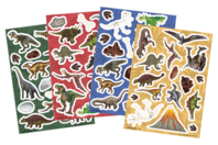 stickers fenêtres dinosaures - Stickers Fantaisies - 10doigts.fr