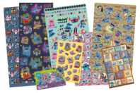 stickers stitch enfants - Stickers Fantaisies - 10doigts.fr