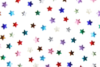 Strass étoiles autocollantes, multicolore - 72 pcs - Strass autocollants - 10doigts.fr