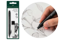 Stylo gomme de précision Faber-Castell + 4 recharges - Accessoires de dessin Beaux-Arts - 10doigts.fr