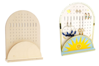 Support boucles d'oreilles - Boîtes et supports à bijoux : l'écrin de vos créations - 10doigts.fr