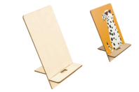 Supports smartphone en bois - Lot de 6 - Objets pour le bureau - 10doigts.fr