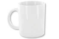 Mug en porcelaine blanche - Supports en Céramique et Terre Cuite - 10doigts.fr