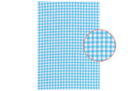 Tissu adhésif vichy bleu - Tissus adhésifs - 10doigts.fr
