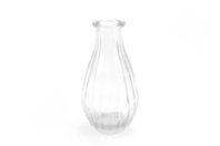 Vases en verre avec rainures - 6 pièces - Supports en Verre - 10doigts.fr