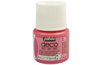 Acrylique déco mate, 45 ml - Rose Bengale - Peinture acrylique mate - 10doigts.fr
