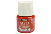 Acrylique déco mate, 45 ml - Rouge - Peinture acrylique mate - 10doigts.fr