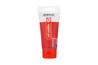 Acrylique Talens 75 ml - rouge 318  - Peinture acrylique satinée, brillante - 10doigts.fr