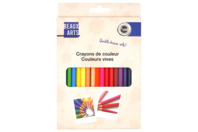 Crayons de couleur - 1 boite  (18 crayons) - Crayons de couleur pour enfants : du premier gribouillage au dessin d'artiste - 10doigts.fr